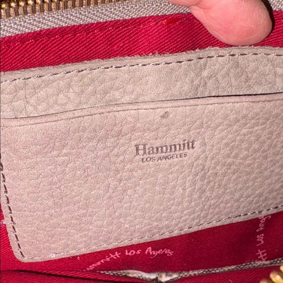 Hammitt Leather Crossbody Bag Grey - Picture 6 of 10